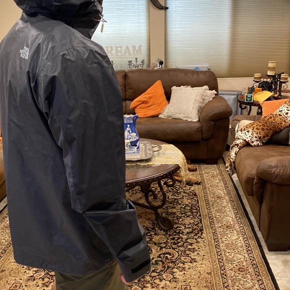 The North Face Rain Shell Jacket Large Gray - Picture 6 of 12